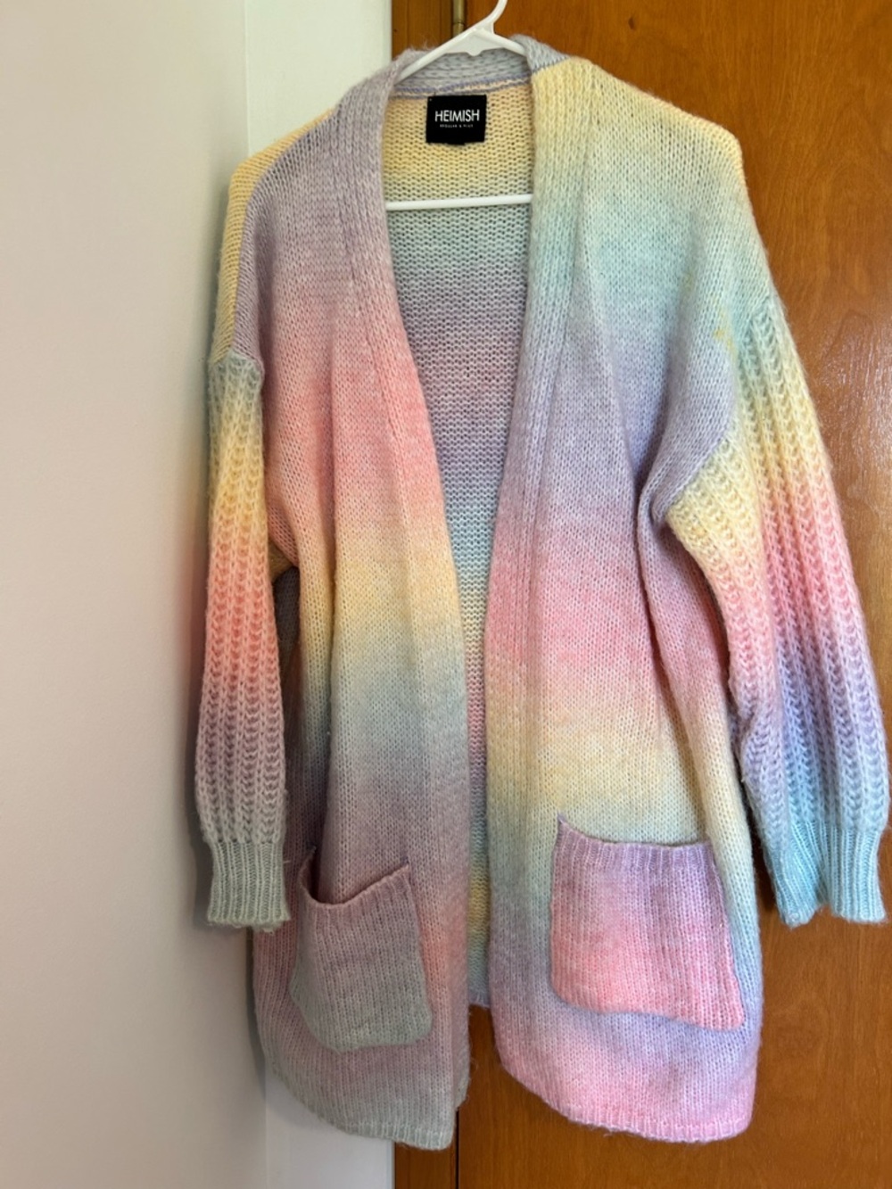 🌈🌈 rainbow ombre cardigan sweater